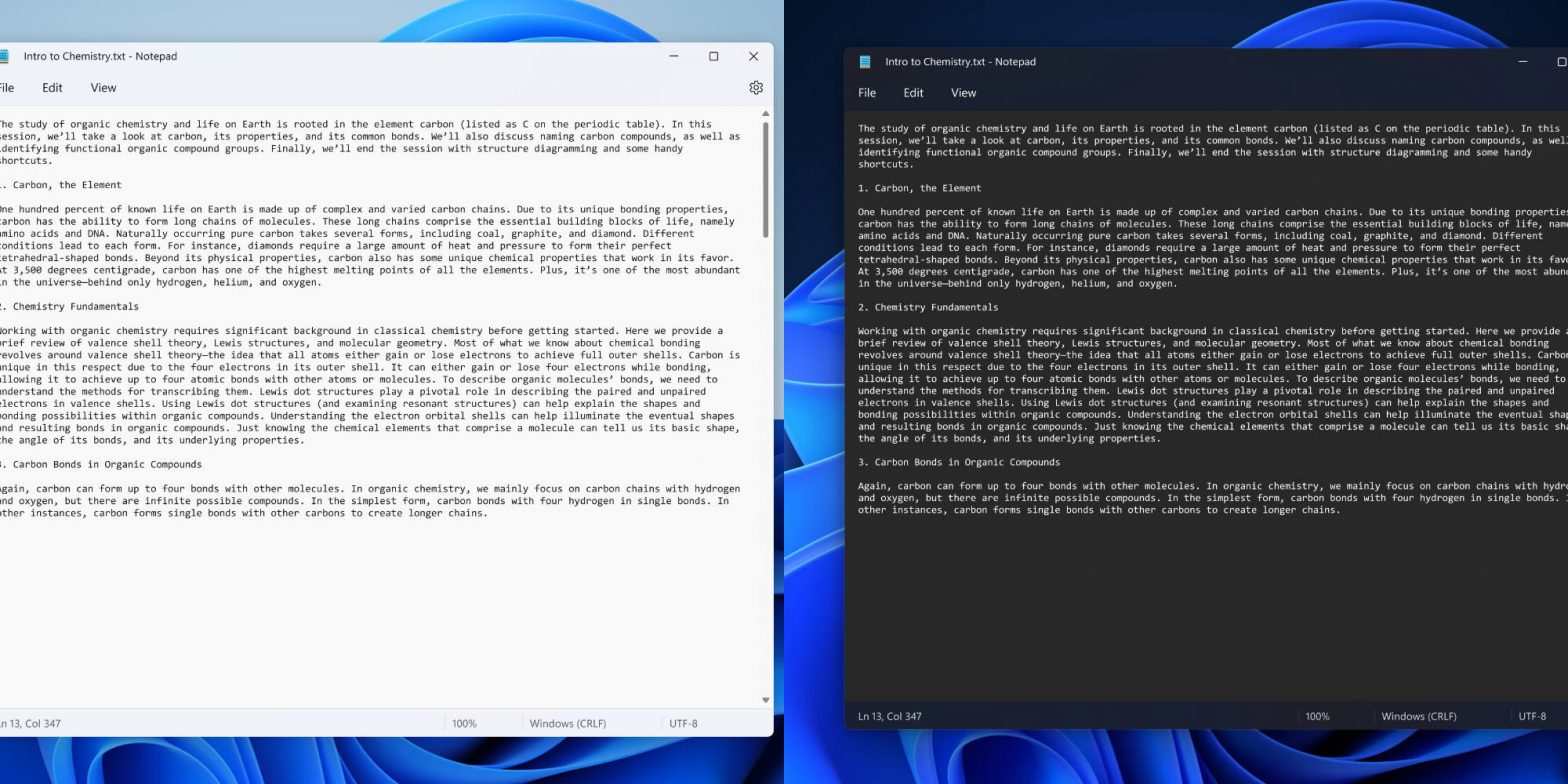 Microsoft roles out redesigned Notepad to Windows 11 Insiders