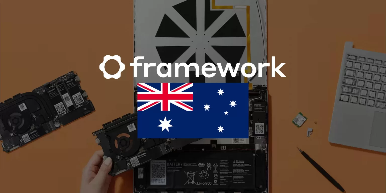 Framework Laptop now available in Australia, from $1,079