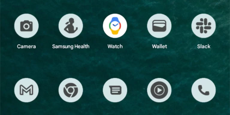 Pixel Watch app Material You icon